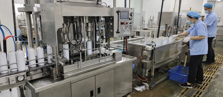 Automated torque-controlled valve crimping equipment and water bath leak test station