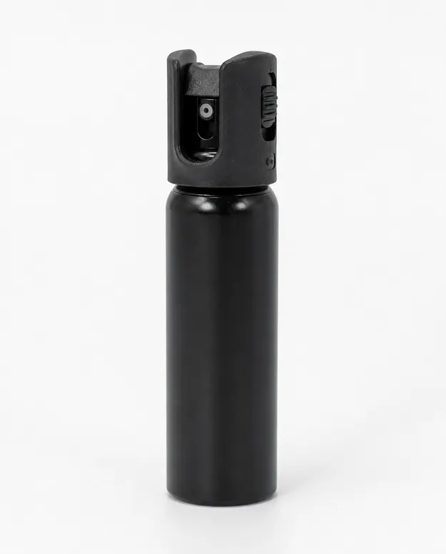 SOHAPI bear spray self defense canister — compact carry format with actuator-lock safety valve
