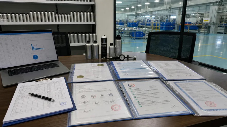 SOHAPI quality management and certification documentation for bear spray foam