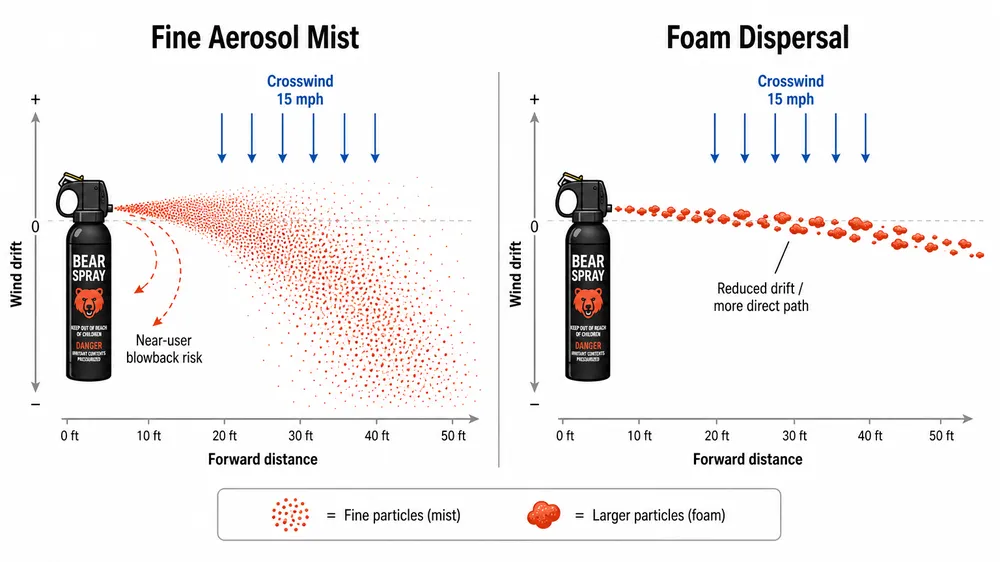 Bear Spray Foam Wind Resistance: How Foam Dispersal Reduces Blowback Risk in Open Terrain Applications | SOHAPI