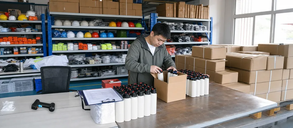Safety equipment distributor supplying bear spray as PPE to utility and pipeline crews
