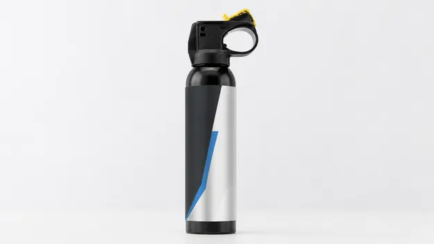 Private-label bear spray canister with custom branding