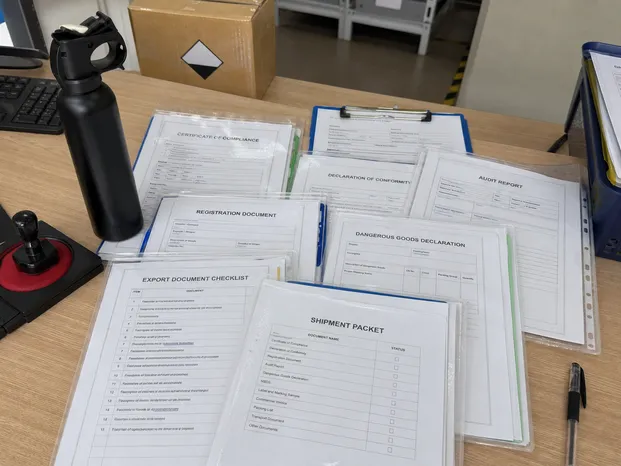 Compliance and certification documentation package for Max Bear Attack Bear Spray import