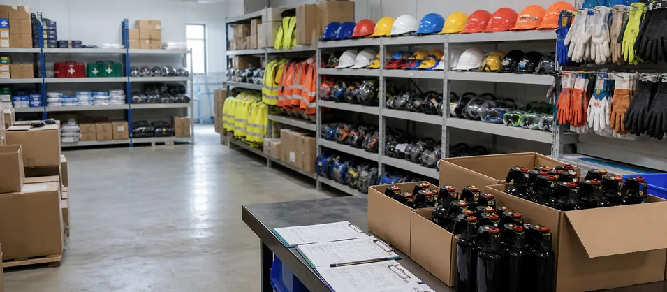 Industrial safety distributor PPE catalog including bear spray for pipeline and mining crews