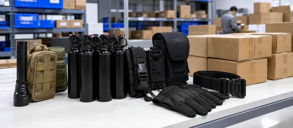Tactical gear and personal protection equipment including bear spray