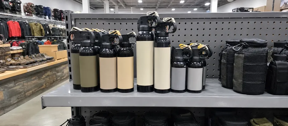 Outdoor retail distribution channel for private-label bear spray
