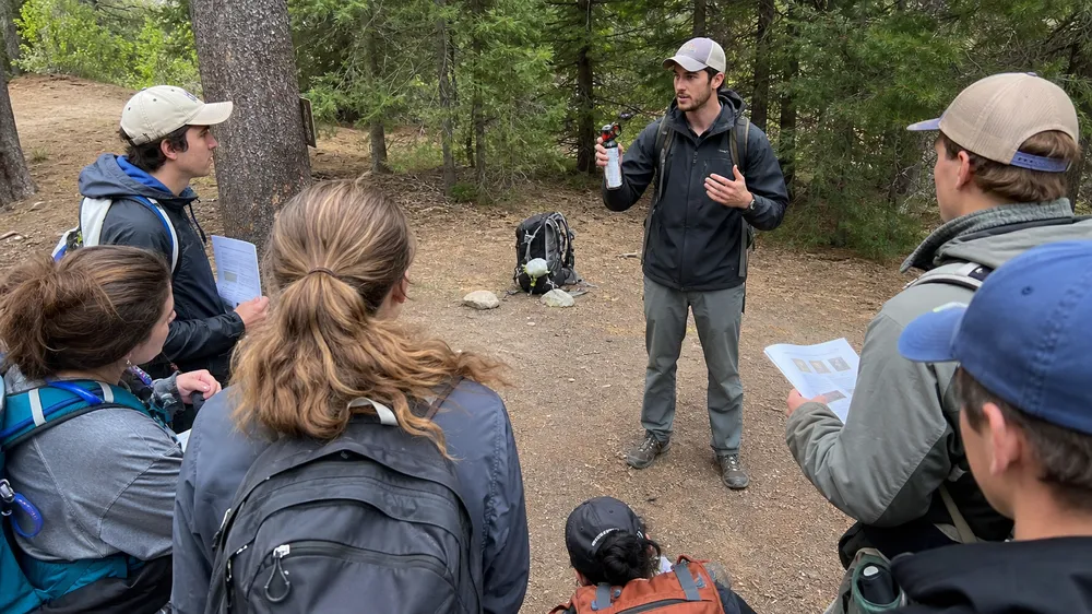 Outdoor education wilderness program bear safety curriculum