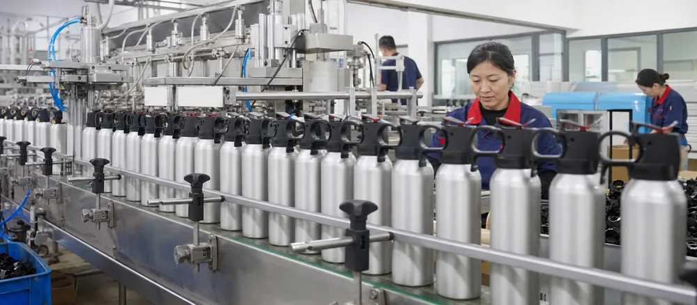 SOHAPI training bear spray canisters manufactured on the same production line as live product