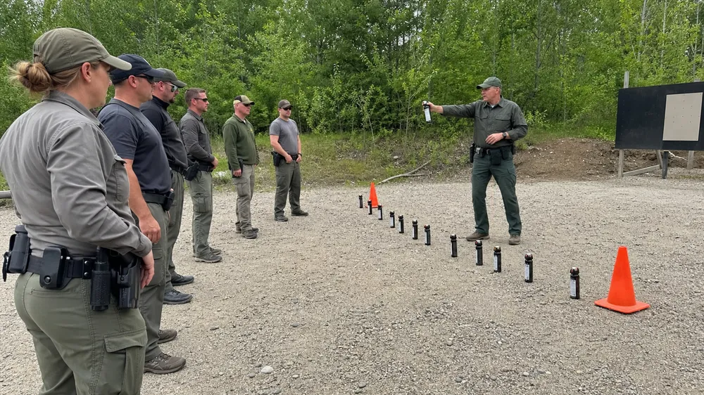 Wildlife ranger bear spray certification training