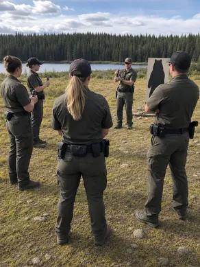 Wildlife and park services ranger bear spray certification training program